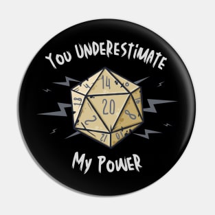 You Underestimate My Power - meme crossover Pin