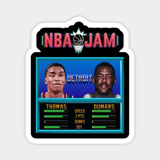 NBA JAM - CLASSIC - THE BEST DUO's EDITION_Joe&Isiah Magnet