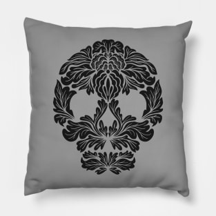 Damask Skull Pillow