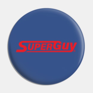 retro classic Super Guy Pin