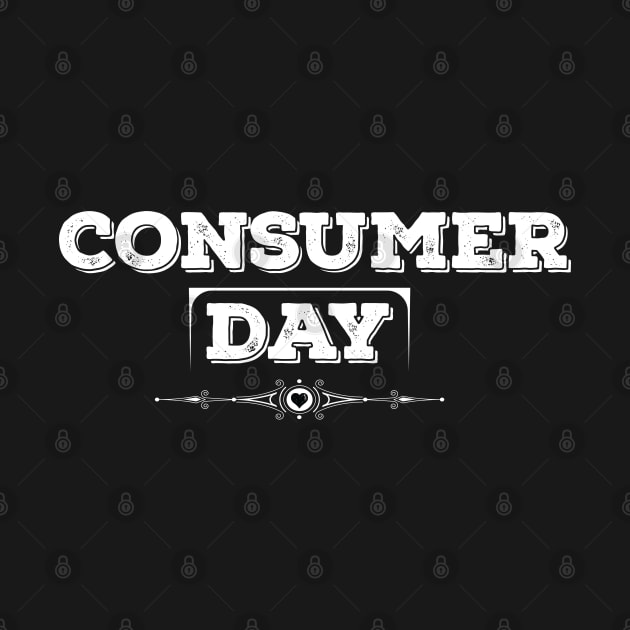 World Consumer Rights Day White by VecTikSam