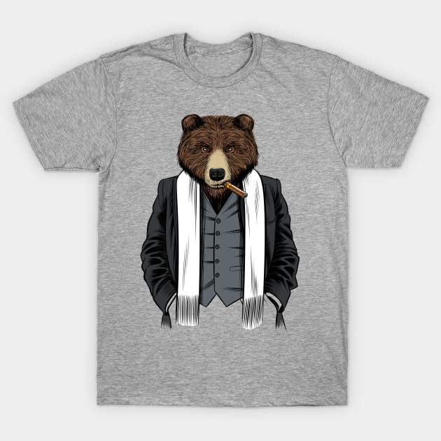 Grizzly Gangster - Grizzly - T-Shirt | TeePublic