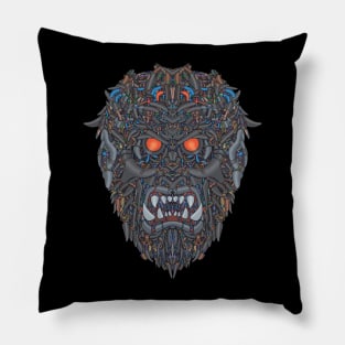 Mecha Soul Wolfman 04 Pillow