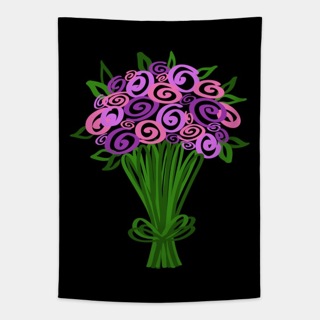 Flower Bouquet Tapestry by Introvert Home 