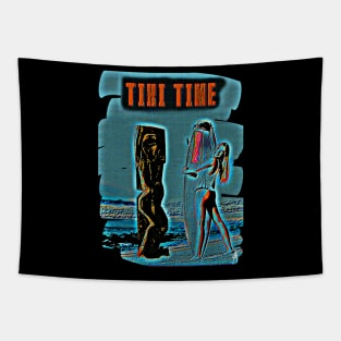 Tiki Time Tikinis Tapestry