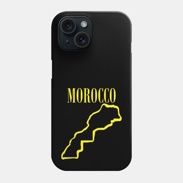 Vibrant Morocco Africa: Unleash Your 90s Grunge Spirit! Phone Case by pelagio