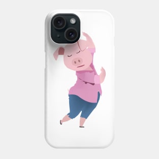 Pig singing mom Phone Case