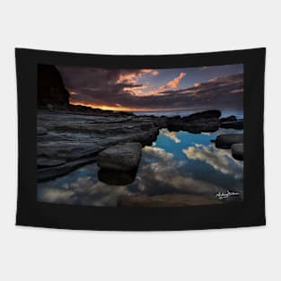 Cloudy Rockpool Tapestry