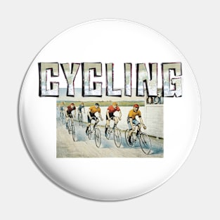 Cycling Old School Pin