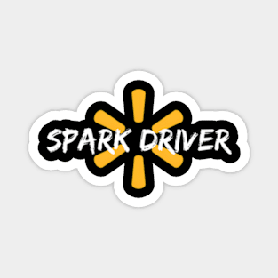 Generic Delivery Spark Driver Food Delivery Courier Magnet