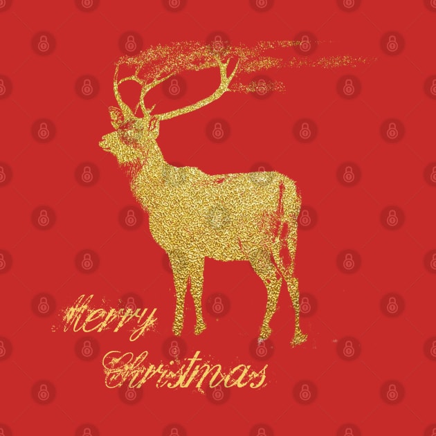 MERRY CHRISTMAS & REINDEER by Biophilia