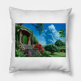 Bag End and the Shire Pillow