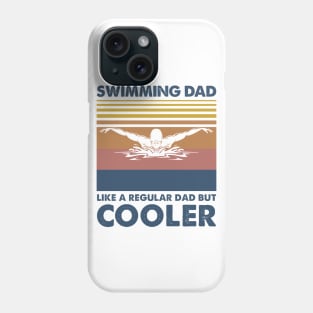 Swimming Dad Vintage Gift Father's Day Phone Case