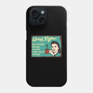 Retro Coffee Sign Phone Case