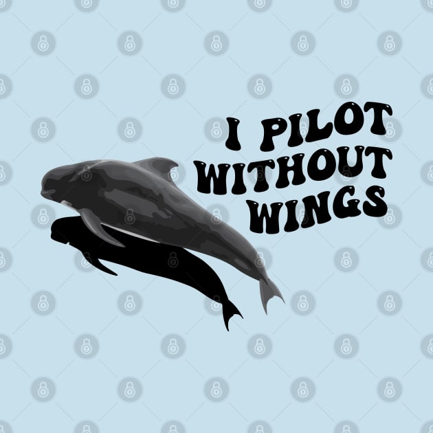 Pilot Whale Funny Whale Scuba Diving Deep Sea Creatures Cetaceans Fun Scuba Diver by Mochabonk