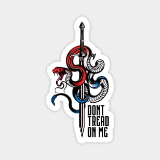 Dont Tread on Me - Red White & Blue Magnet