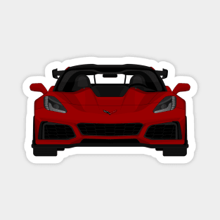 Z06 ZR1 DARK-RED Magnet