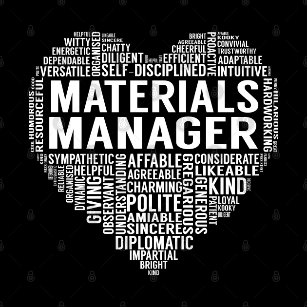 Materials Manager Heart by LotusTee