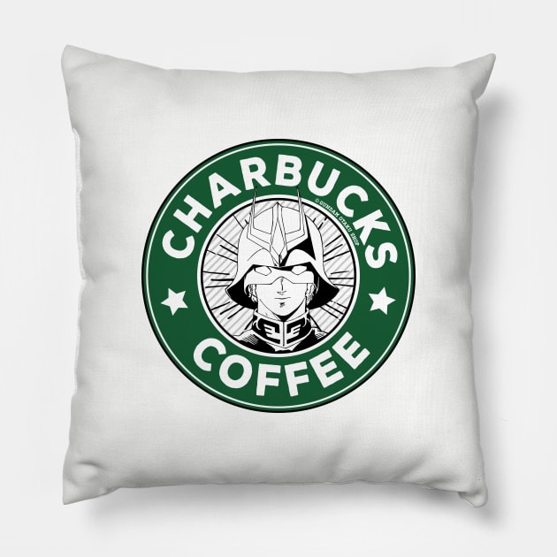 Charbucks Coffee V3 Pillow by Gundam Otaku Shop