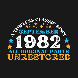 A timeless classic since September 1982. All original part, unrestored T-Shirt