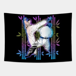 Karate Martial Arts Japanese Fighter 678 Tapestry