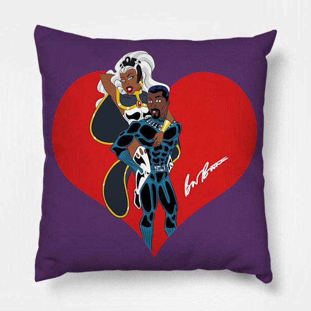 THE ENGAGEMENT Pillow by BWBoONE ART