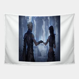 Final Fantasy Cloud & Tifa Tapestry