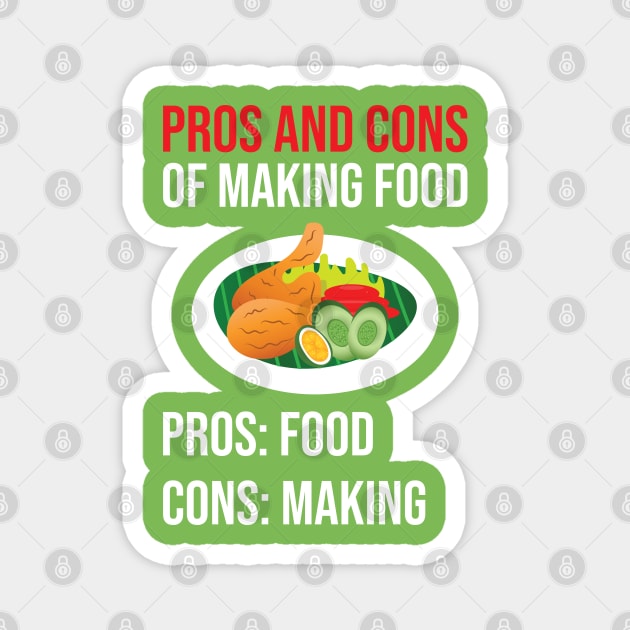 Pros And Cons Of Making Food Magnet by Dojaja