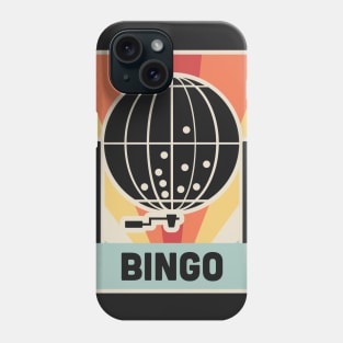 Vintage 70s Bingo Caller Poster Phone Case