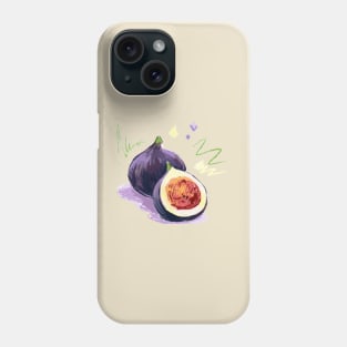 Fig Hand Drawn Phone Case