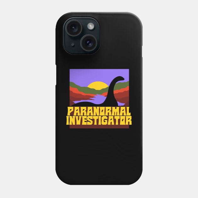 Cryptid Shirt ( loch Ness ) Phone Case by ghoulshack