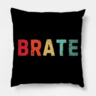 Brate brother in Serbian Summer Vintage Pillow