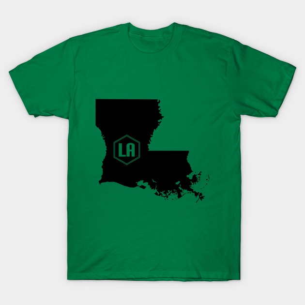 Discover Louisiana Homer (Black) - Louisiana - T-Shirt