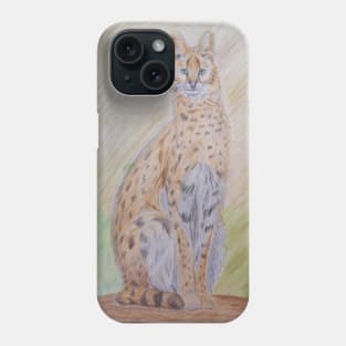 African wild cat Phone Case