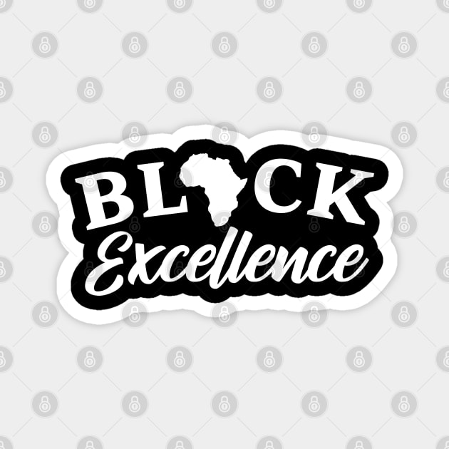 Black Excellence, African American, Black Lives Matter, Black Pride Magnet by UrbanLifeApparel