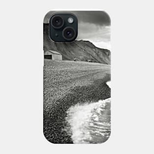 The pebble beach at Sheringham, Norfolk, UK Phone Case