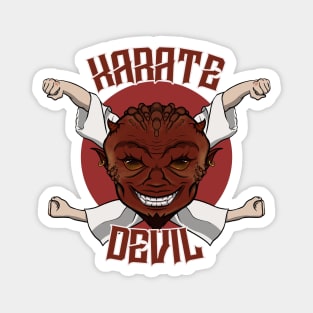 Karate Devil Magnet