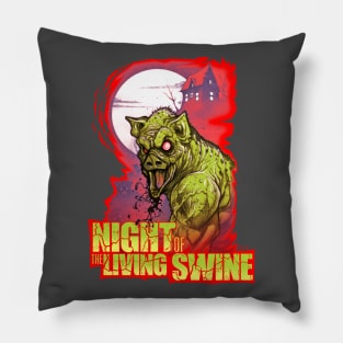 Night of the Living Swine Pillow