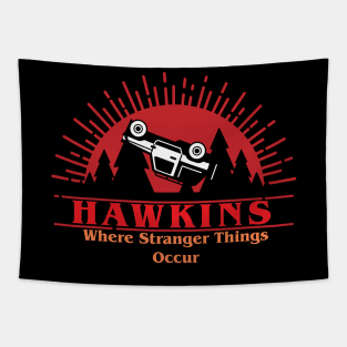 Hawkins (Where Stranger Things Occur) Tapestry