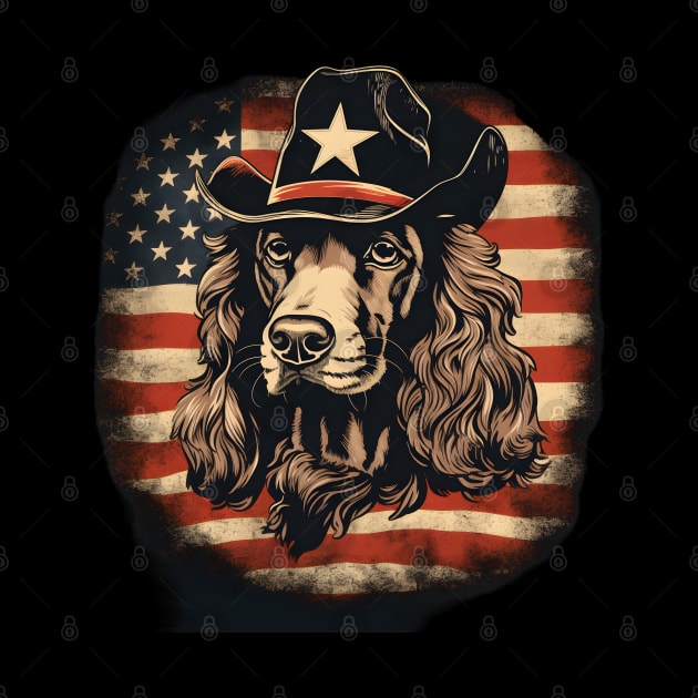 Patriotic Cocker Spaniel by NatashaCuteShop