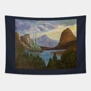 Snow Queen's Castle Tapestry