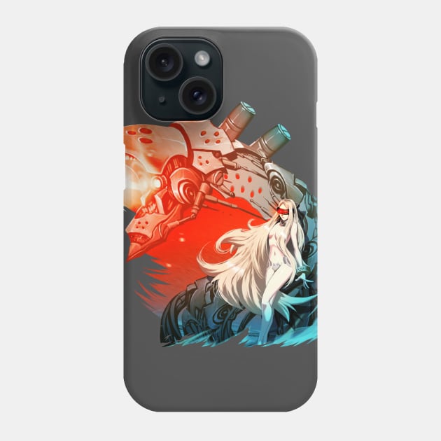 Red Horizon - Eva - Harnessing Chaos Phone Case by JascoGames