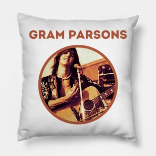 gram parson ll red light Pillow