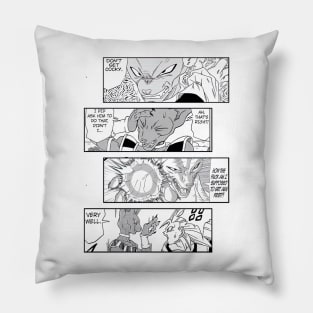 Beerus Dragon Ball Doragon Boru Manga Panel Pillow
