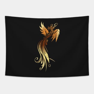 Golden Phoenix Tapestry