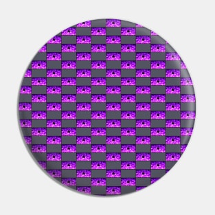 Supernova - Purple-Pink Pattern Pin