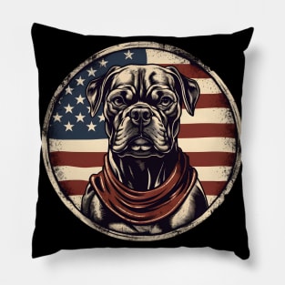 Patriotic Boxer Pillow