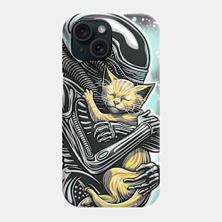 Alien and Cat 88052 Phone Case