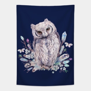 Keeper Of The Sacred Crystals Tapestry