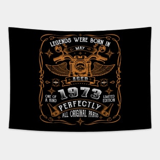 Legends Born In May 1973 48th Birthday Gift Tapestry